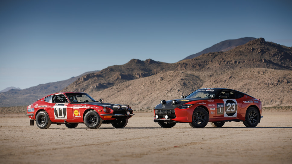 Datsun 240Z и Nissan Safari Rally Z Tribute