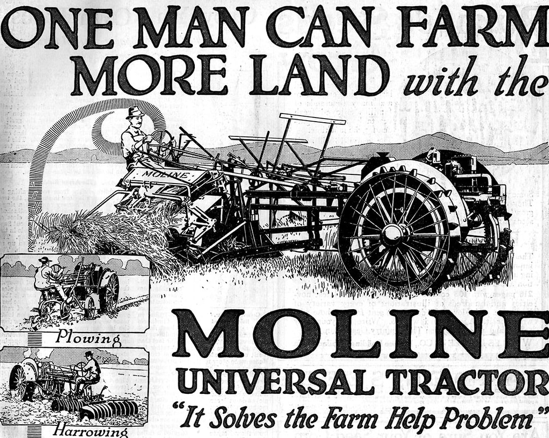 После окончания Первой мировой войны Джон Уиллис обратил свое внимание на сельскохозяйственную технику, купив в 1918 году предприятие Moline Plow Company, выпускавшее трактора марки Universal