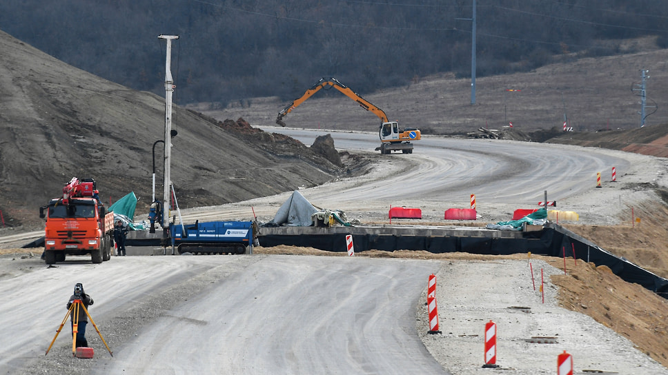 Строительство новой дороги в обход Симферополя на участке Донское — Перевальное